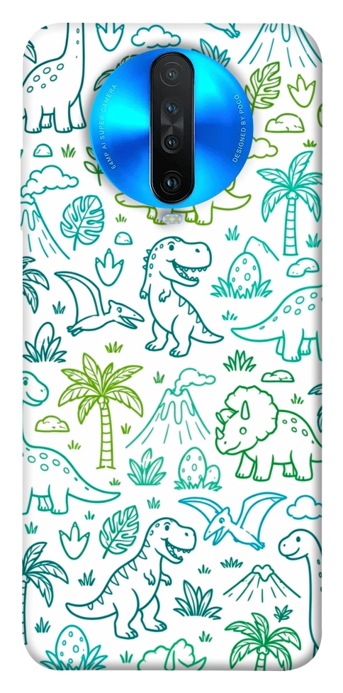 Чохол Dino pattern для Xiaomi Redmi K30