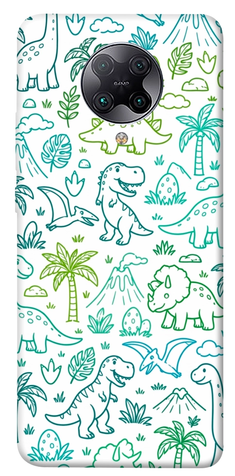 Чехол Dino pattern для Xiaomi Redmi K30 Pro