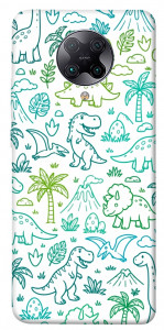 Чохол Dino pattern для Xiaomi Poco F2 Pro