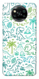 Чехол Dino pattern для Xiaomi Poco X3 Pro