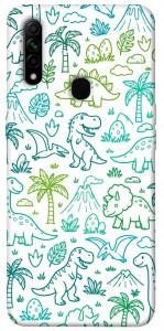 Чехол Dino pattern для Oppo A31