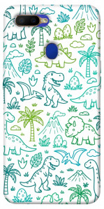Чохол Dino pattern для Oppo A12