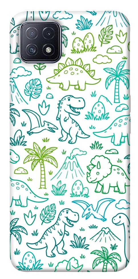 Чохол Dino pattern для Oppo A73