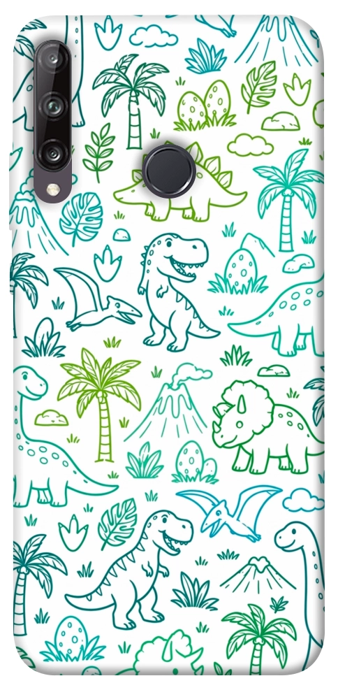 Чохол Dino pattern для Huawei P40 Lite E