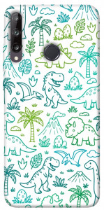 Чехол Dino pattern для Huawei P40 Lite E