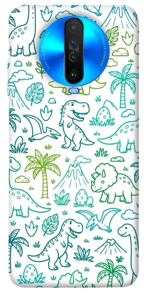 Чохол Dino pattern для Xiaomi Poco X2