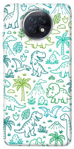 Чохол Dino pattern для Xiaomi Redmi Note 9T