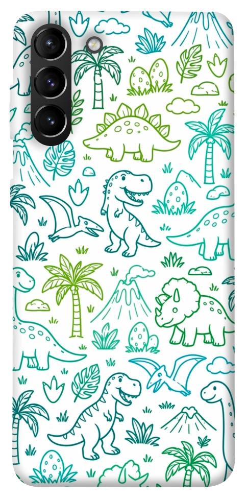 Чехол Dino pattern для Galaxy S21+