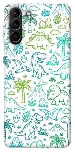 Чехол Dino pattern для Galaxy S21+