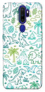 Чохол Dino pattern для Oppo A9 (2020)