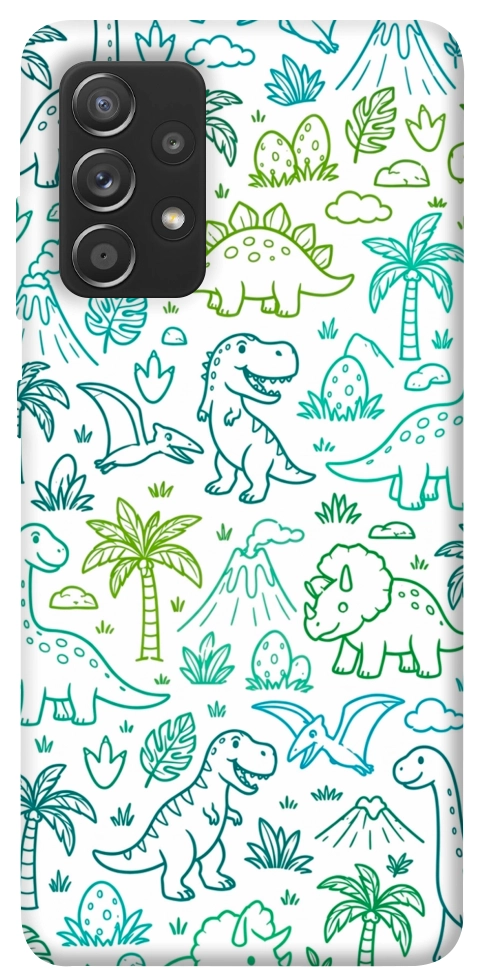 Чехол Dino pattern для Galaxy A72 5G