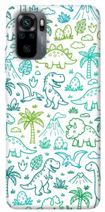 Чохол Dino pattern для Xiaomi Redmi Note 10S