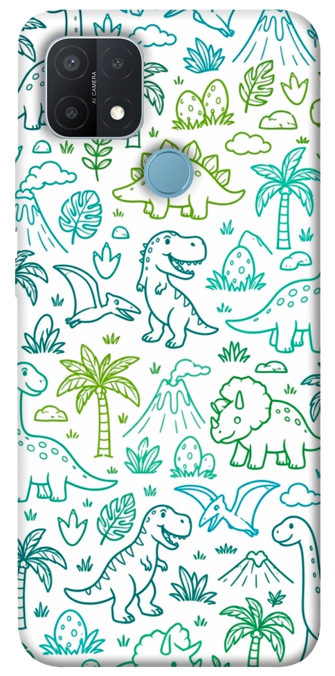 Чохол Dino pattern для Oppo A15
