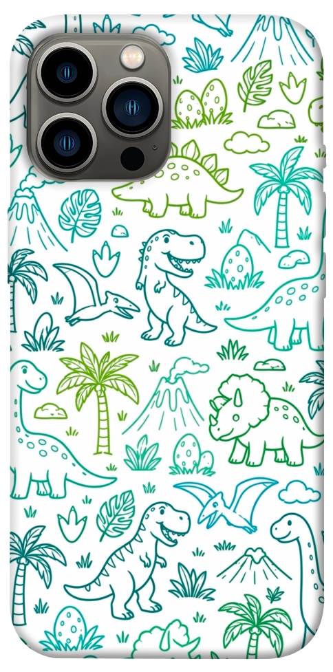 Чехол Dino pattern для iPhone 13 Pro Max