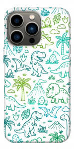 Чехол Dino pattern для iPhone 13 Pro