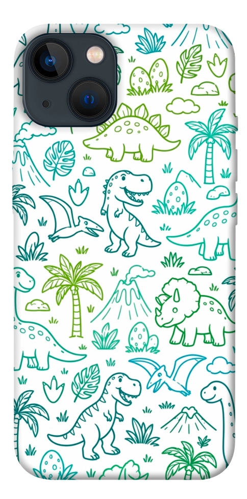 Чохол Dino pattern для iPhone 13