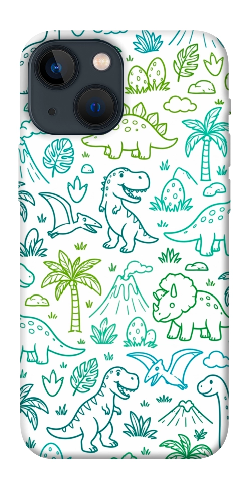 Чохол Dino pattern для iPhone 13 mini