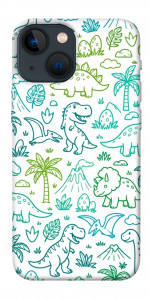 Чехол Dino pattern для iPhone 13 mini