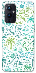 Чехол Dino pattern для OnePlus 9
