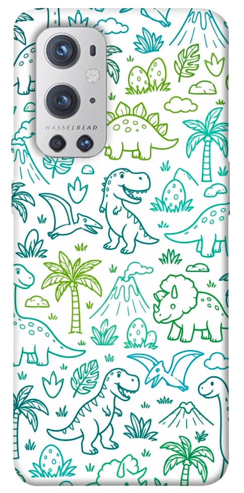 Чехол Dino pattern для Oneplus 9 pro