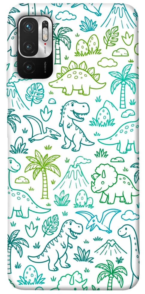 Чехол Dino pattern для Xiaomi Poco M3 Pro