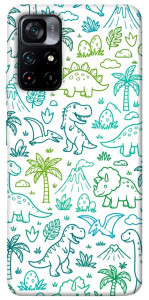 Чехол Dino pattern для Xiaomi Poco M4 Pro 5G