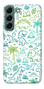 Чехол Dino pattern для Galaxy S22