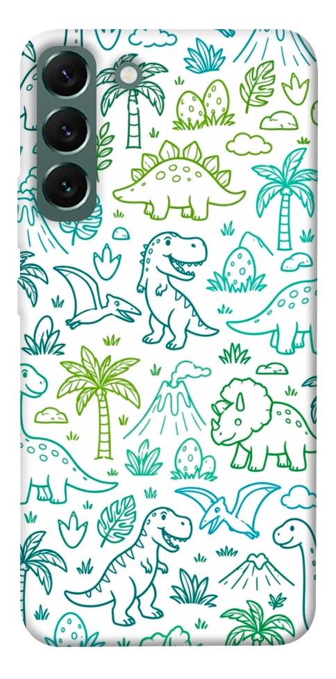 Чехол Dino pattern для Galaxy S22+