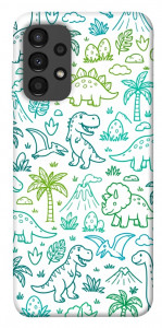 Чехол Dino pattern для Galaxy A13 4G
