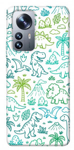 Чохол Dino pattern для Xiaomi 12X