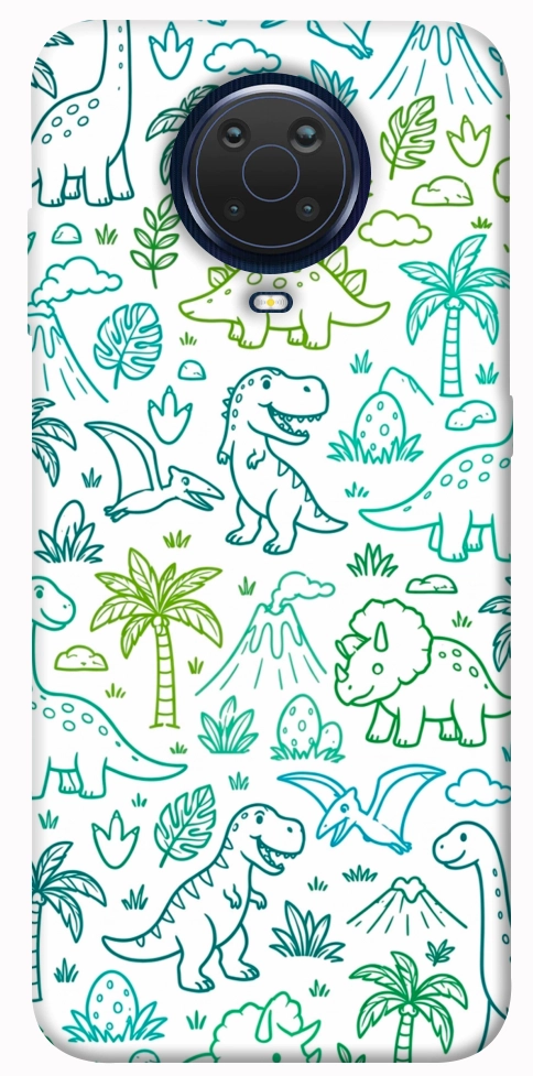Чехол Dino pattern для Nokia G10