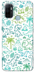 Чохол Dino pattern для Oppo A33 (2020)