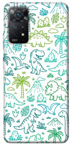 Чехол Dino pattern для Xiaomi Redmi Note 11 Pro 5G