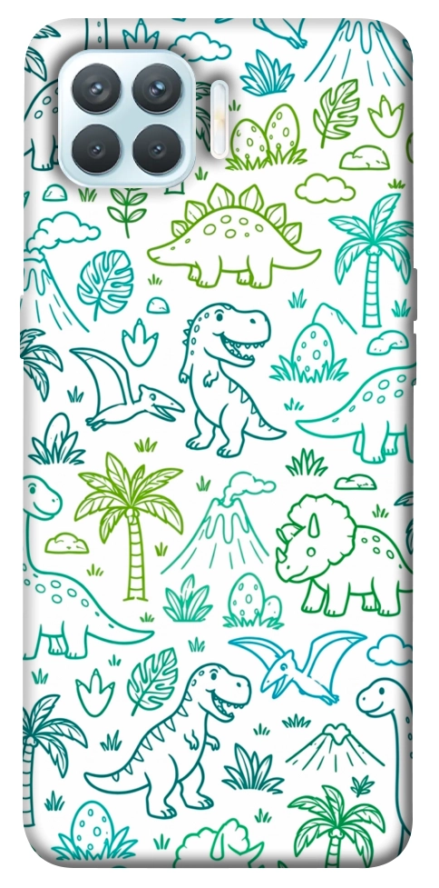 Чохол Dino pattern для Oppo F17 Pro