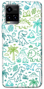 Чохол Dino pattern для Vivo Y33s
