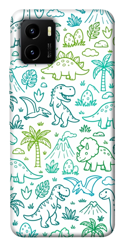 Чохол Dino pattern для Vivo Y15s