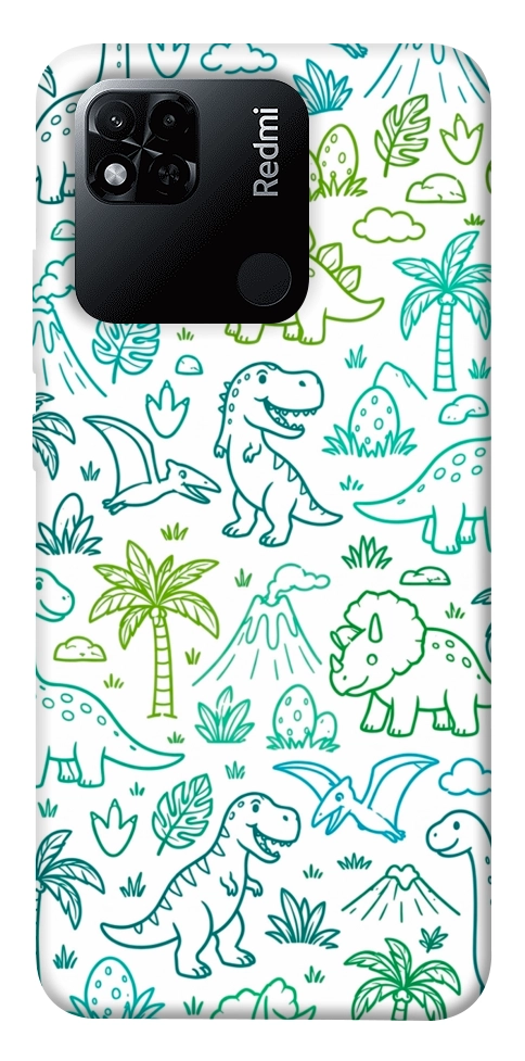 Чохол Dino pattern для Xiaomi Redmi 10A
