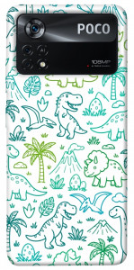 Чохол Dino pattern для Xiaomi Poco X4 Pro