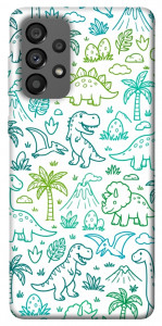 Чехол Dino pattern для Galaxy A73 5G