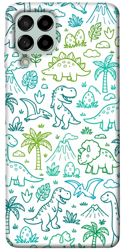 Чехол Dino pattern для Galaxy M53