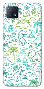 Чохол Dino pattern для Oppo A73 5G