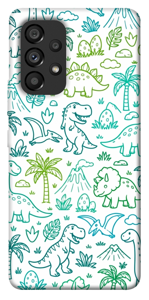 Чехол Dino pattern для Galaxy A53