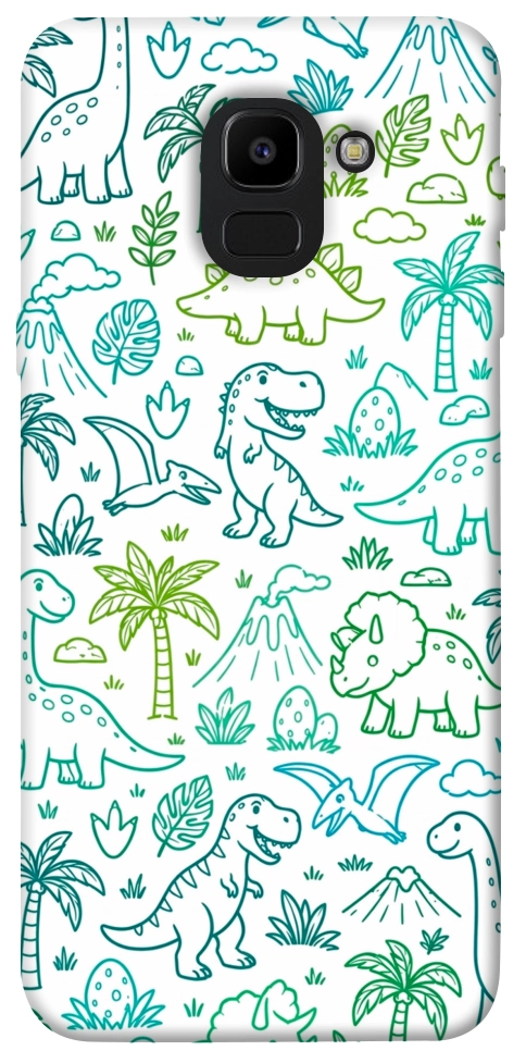 Чохол Dino pattern для Galaxy J6 (2018)