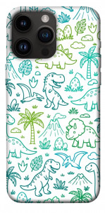 Чехол Dino pattern для iPhone 14 Pro Max