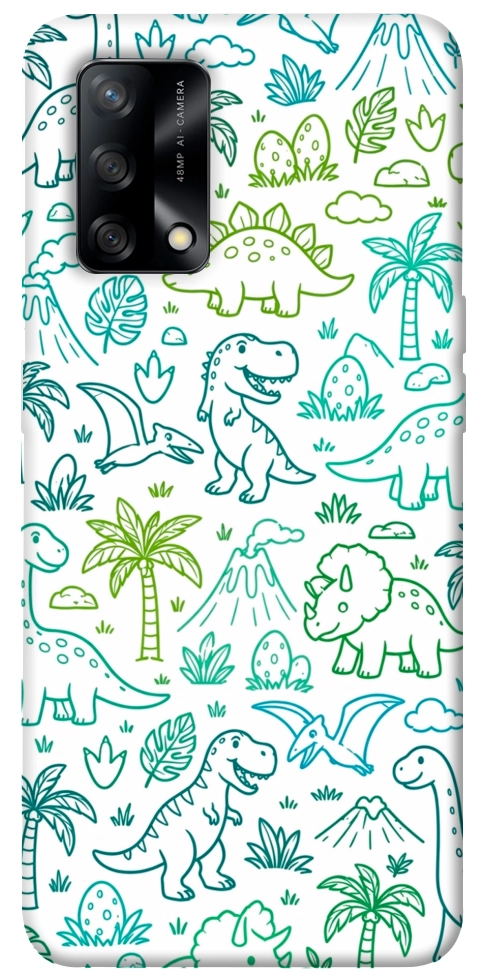 Чохол Dino pattern для Oppo F19