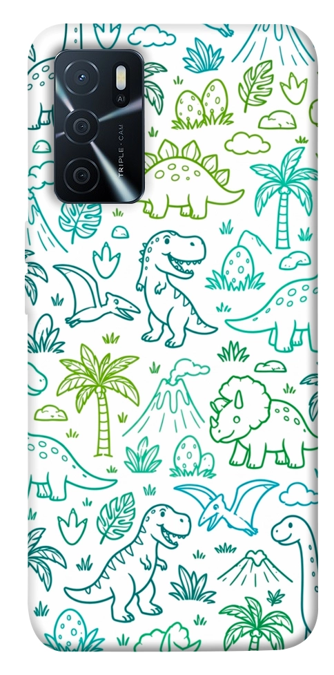 Чохол Dino pattern для Oppo A16