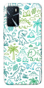 Чохол Dino pattern для Oppo A16 4G