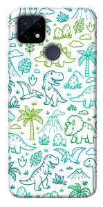 Чохол Dino pattern для Realme C21Y