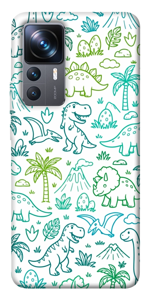 Чохол Dino pattern для Xiaomi 12T