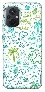 Чехол Dino pattern для Xiaomi Poco M5